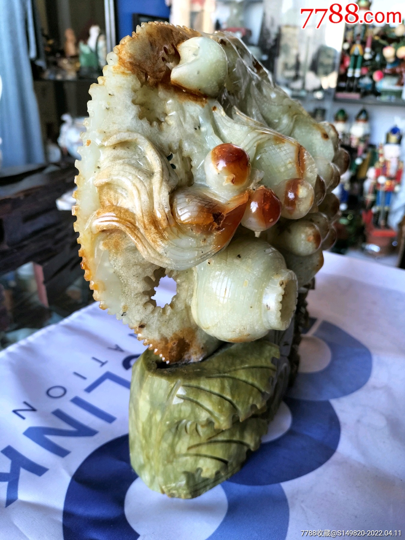 岫玉金玉满堂摆件-价格:680元-se86460969-岫岩玉-零售-7788书籍