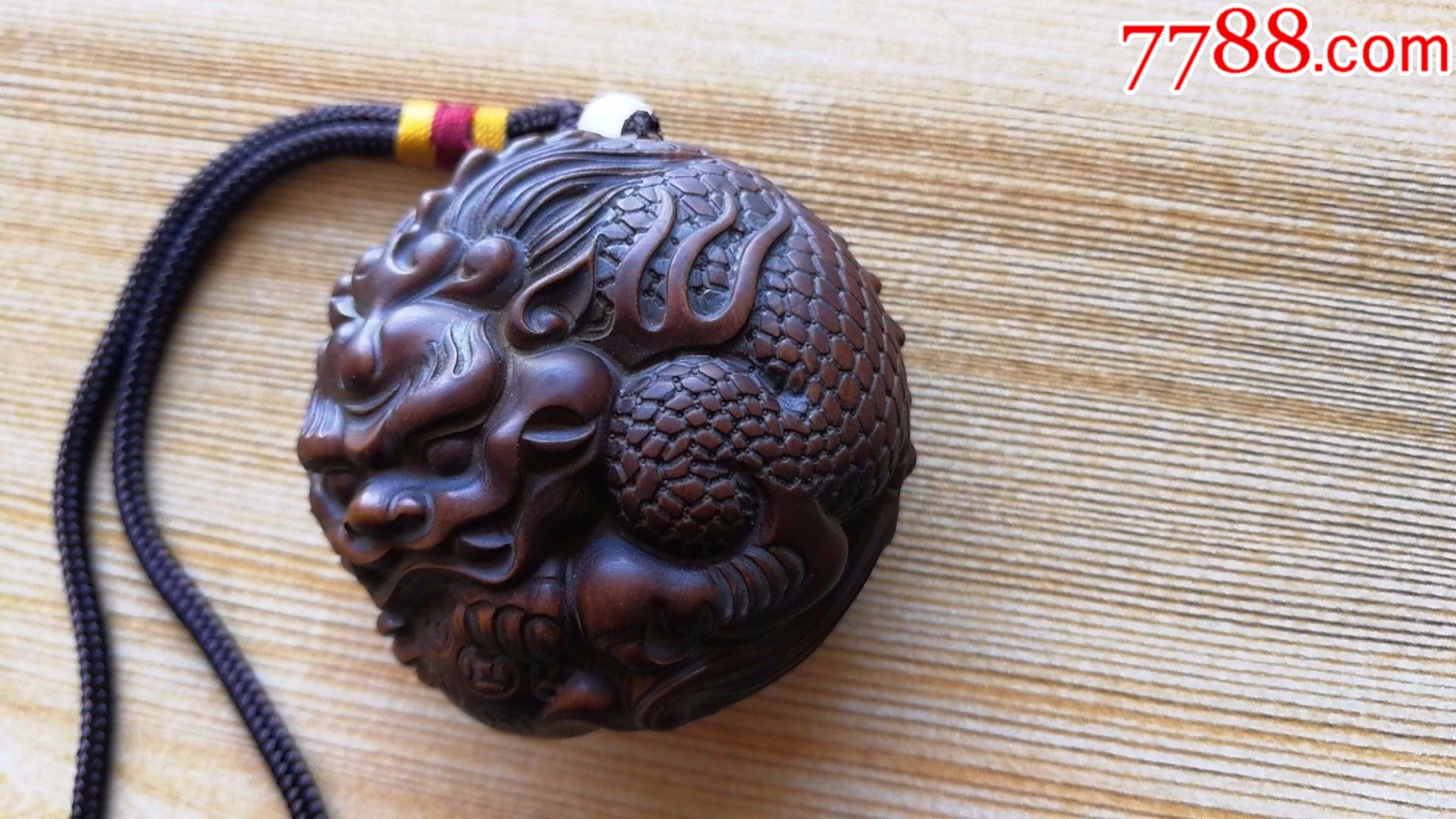 红酸枝貔貅手把件