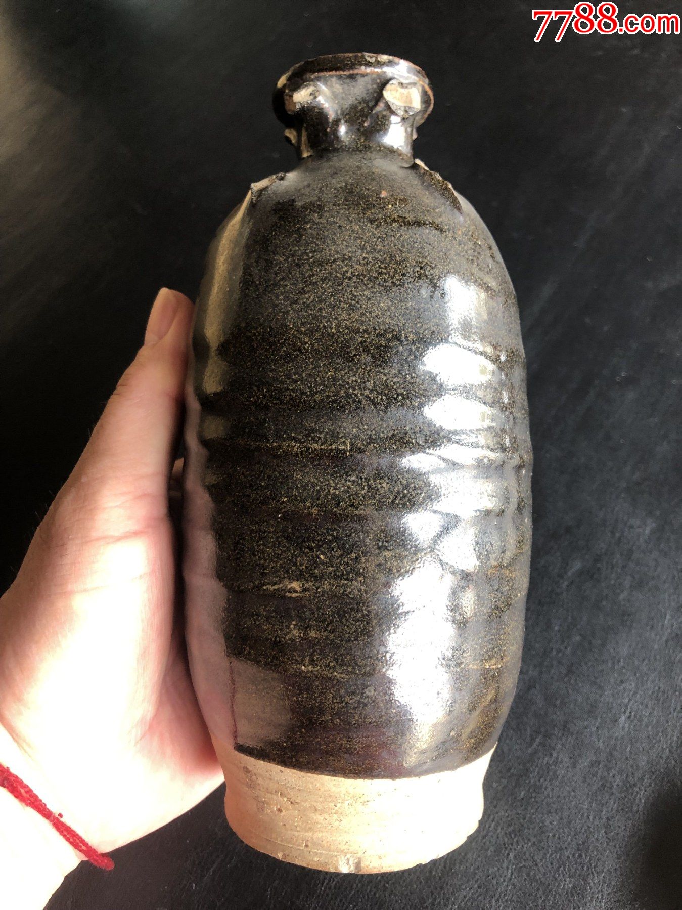 宋代磁州窑四系弦纹瓶