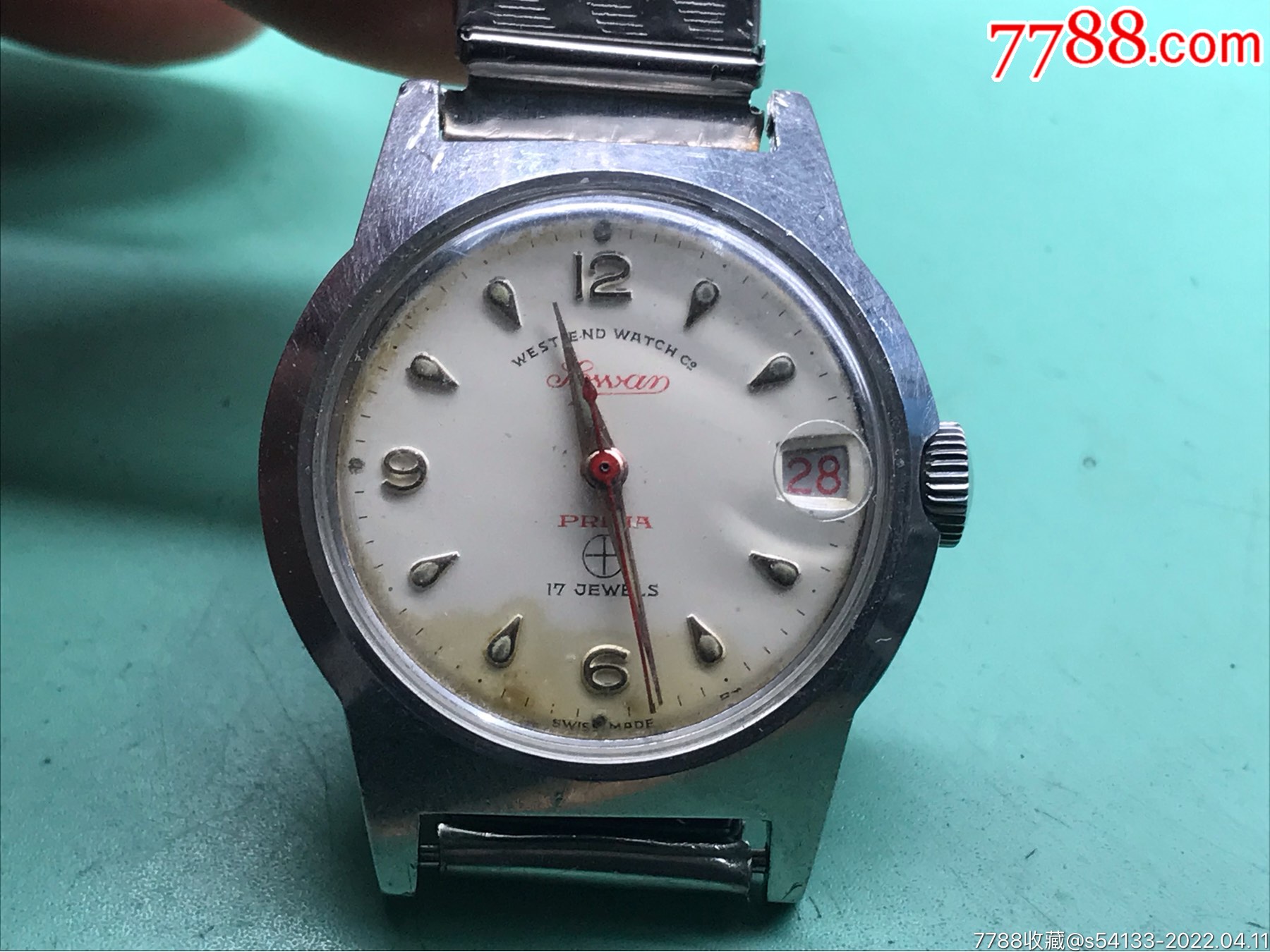 瑞士瓦时针手表