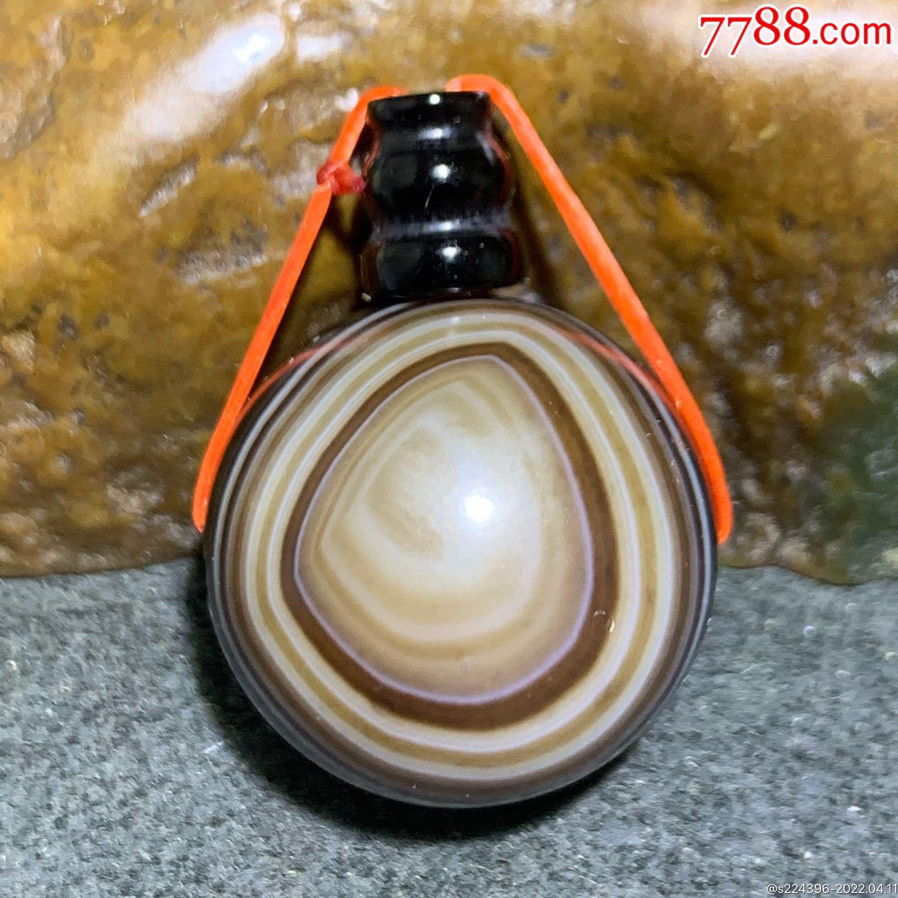 精品亚光双天眼药师玛瑙佛头三通一套