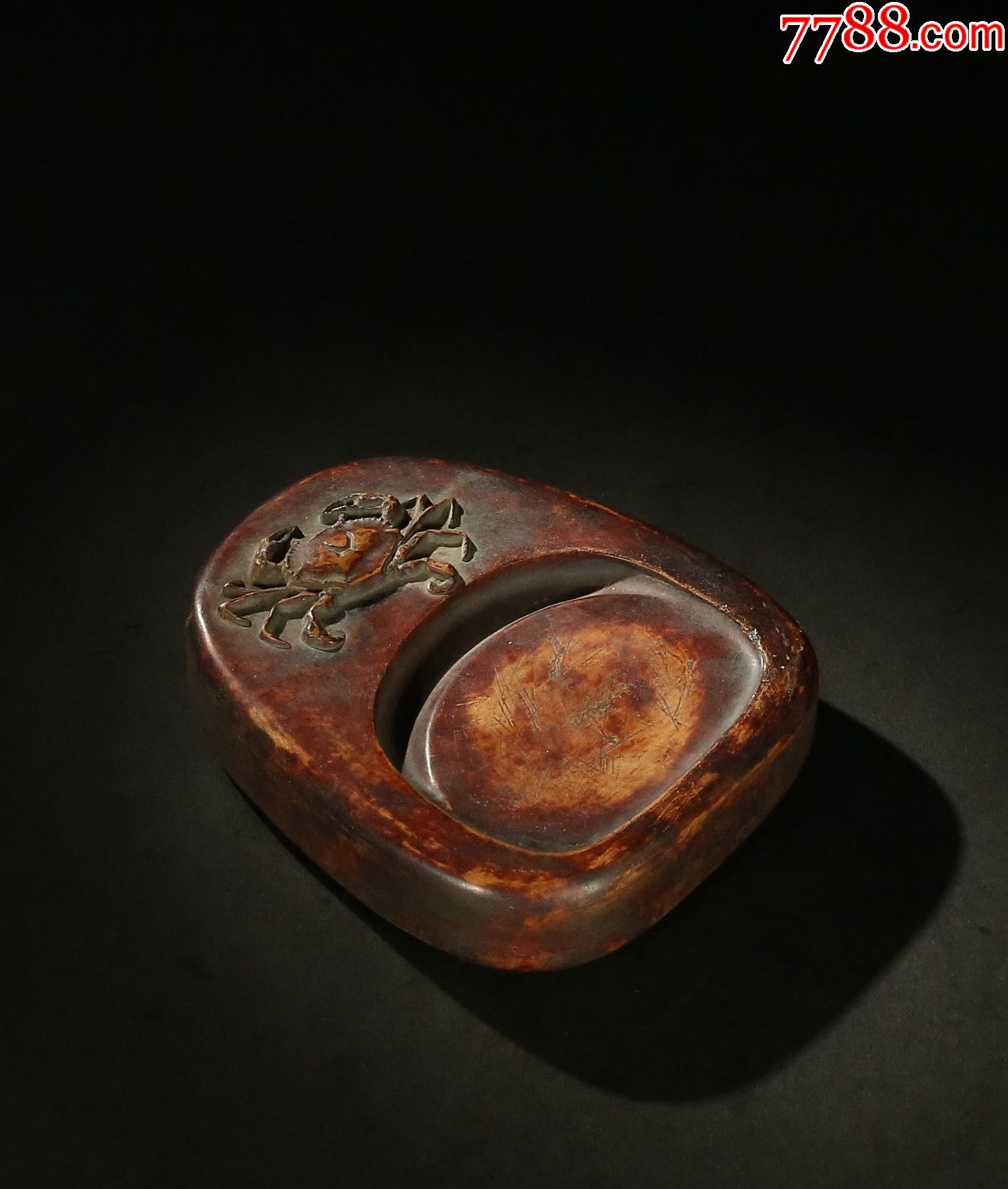 旧藏文房松花砚富甲天下