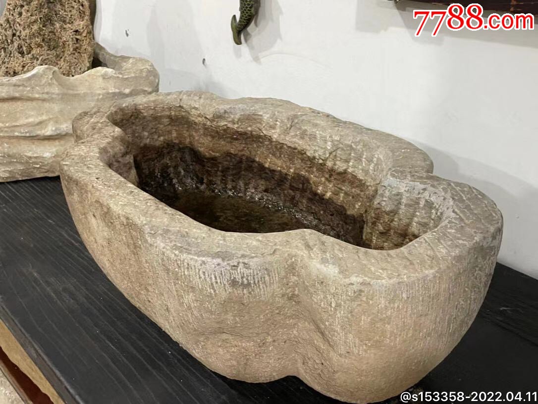老青石海棠盆,_价格3600元_第1张_7788商城__七七八八商品交易平台