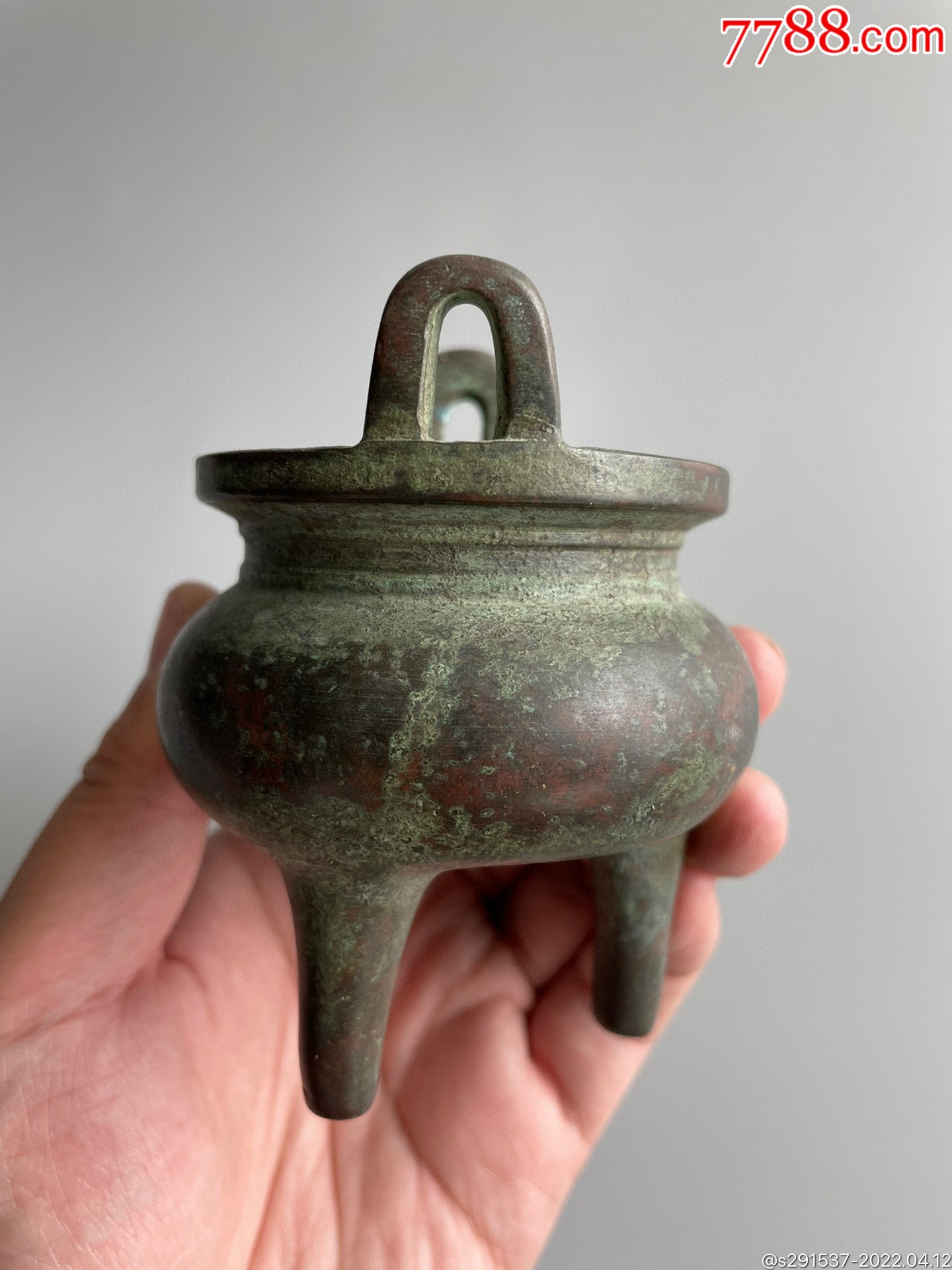 清代冲天耳三足宣德炉_铜炉_图片鉴赏_收藏价值_7788青花瓷收藏