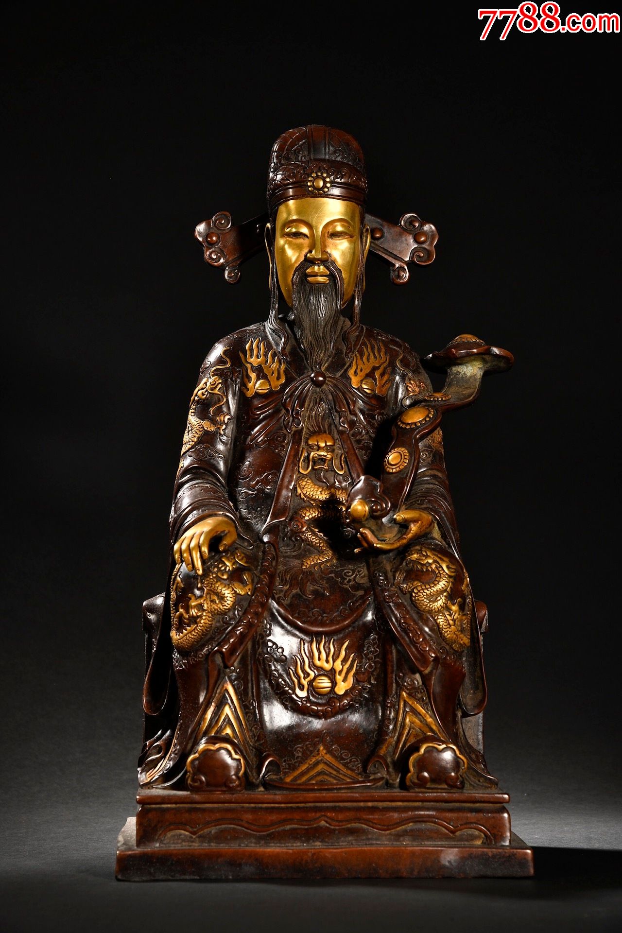铜制财神摆件.-铜像/铜佛像-7788商城__七七八八商品交易平台(7788.