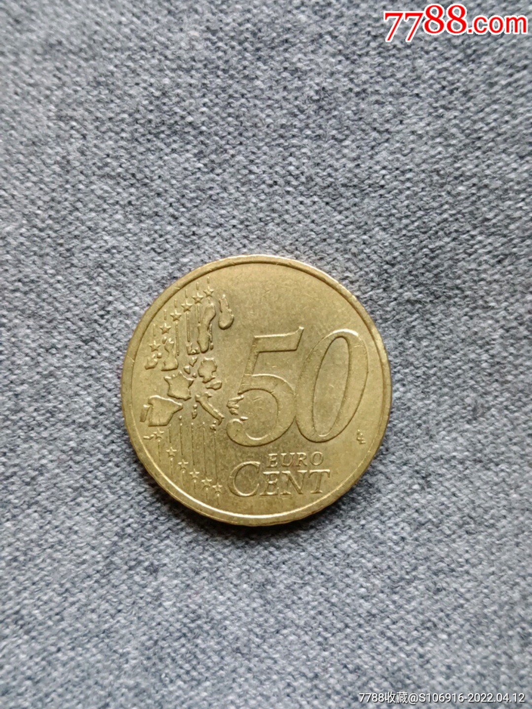 欧元50分硬币图片图片