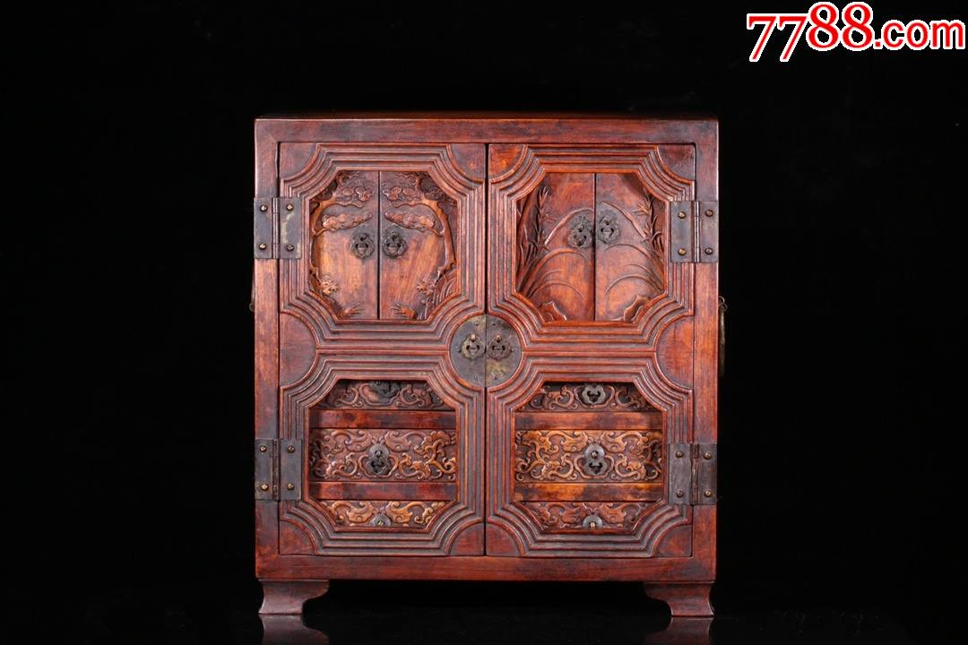 清老黄花梨文玩柜