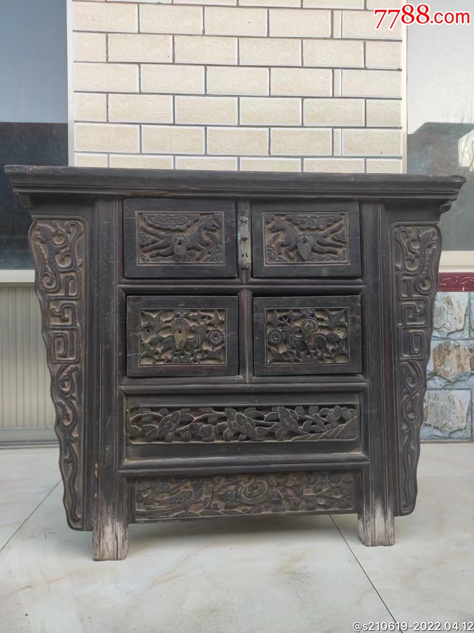 清代楠木供桌全品