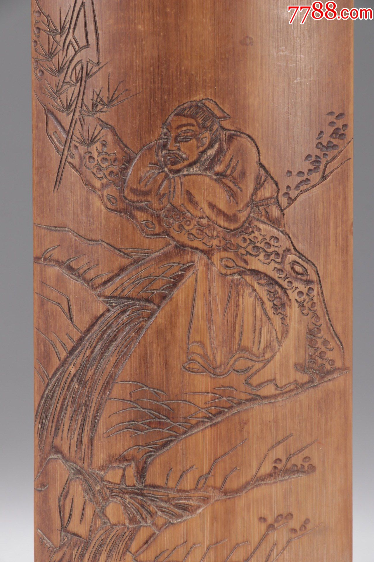 竹材云樵山人臂隔