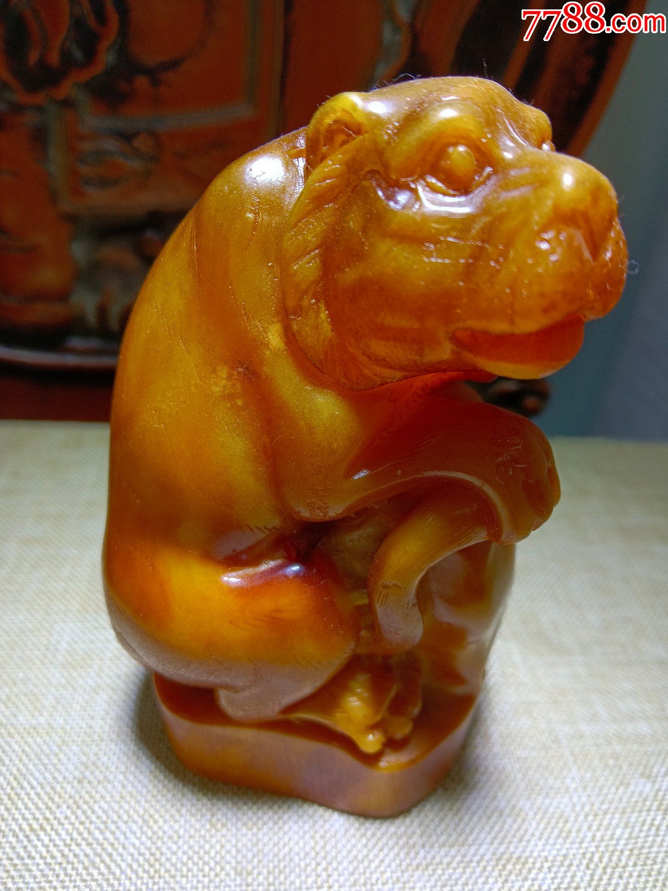 老蜜蜡瑞兽摆件_价格6800元_第1张_7788商城__七七八八商品交易平台