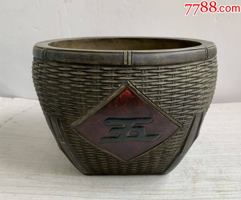 收到五谷丰登紫砂缸摆件一个