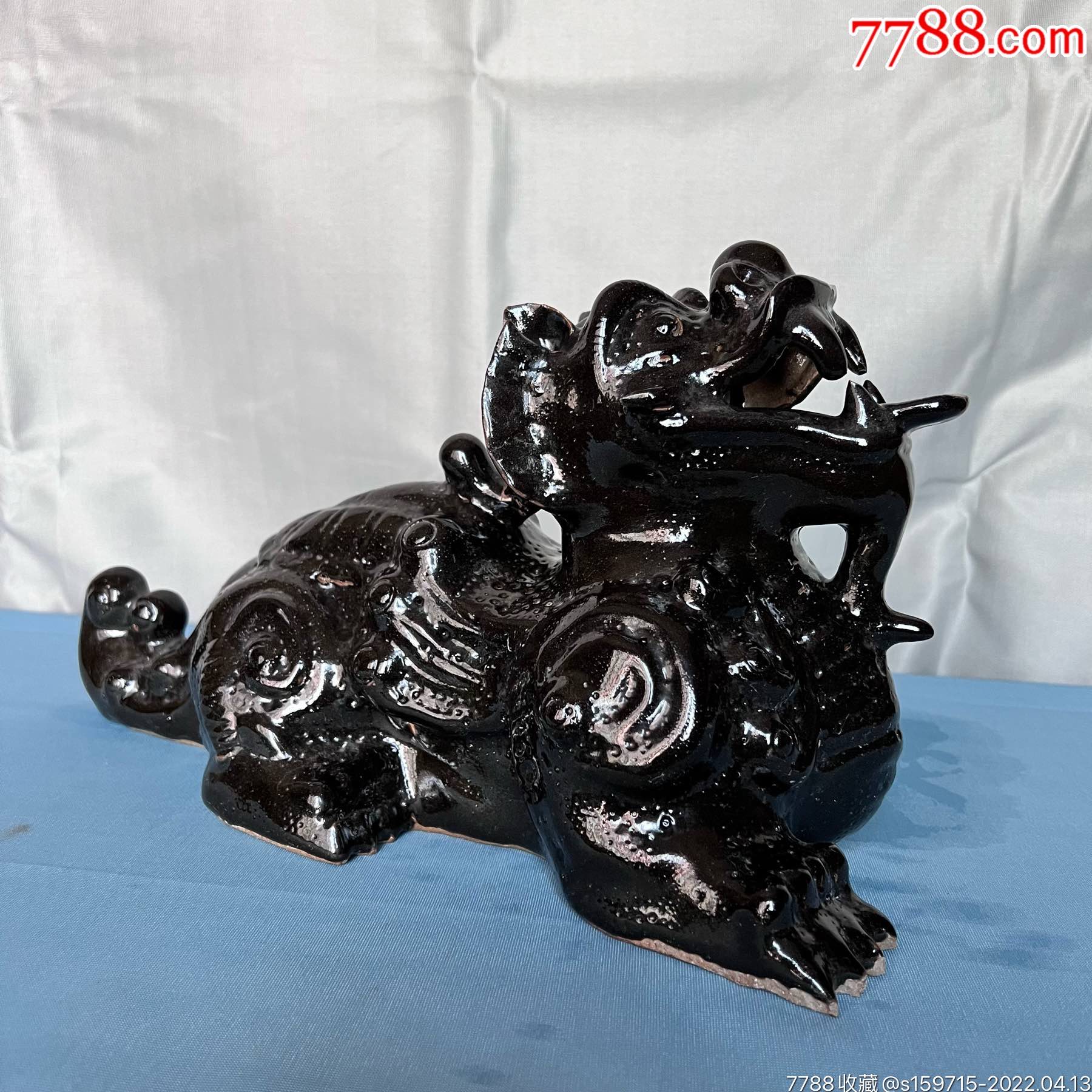 宋元时期磁州窑瓷塑貔貅