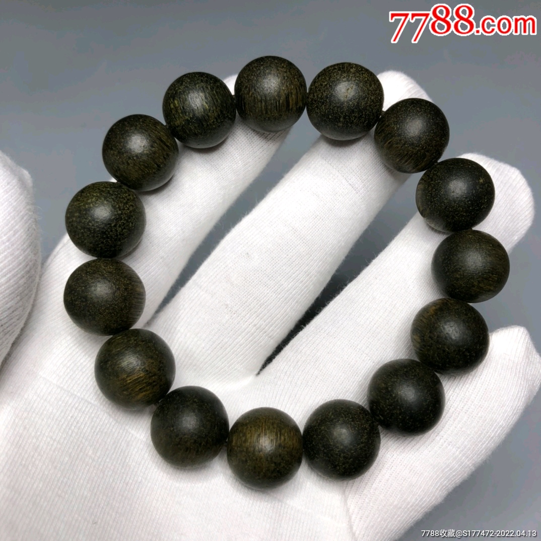 绿奇楠沉香手串