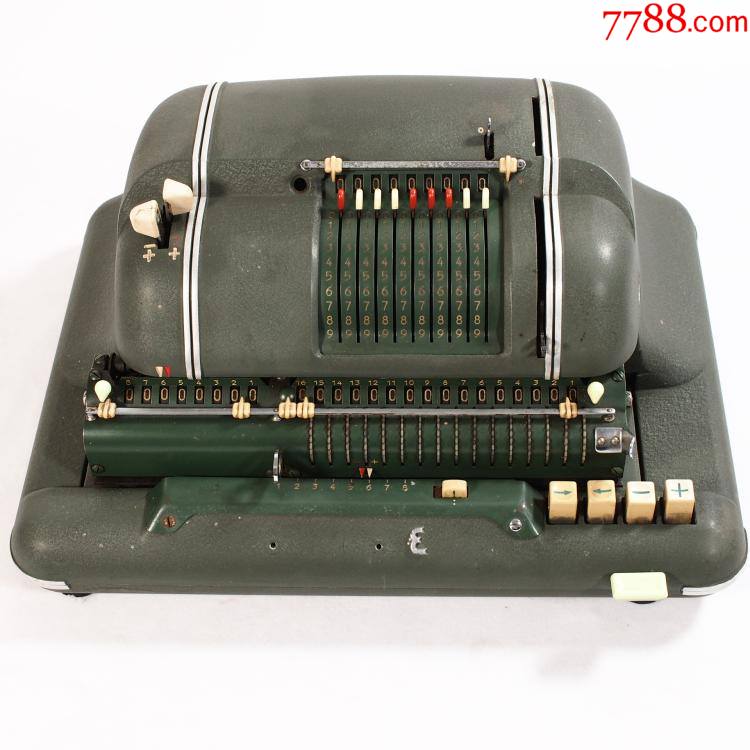 西洋古董机械收藏detewe电动计算机老式计算器西洋算盘正常使用