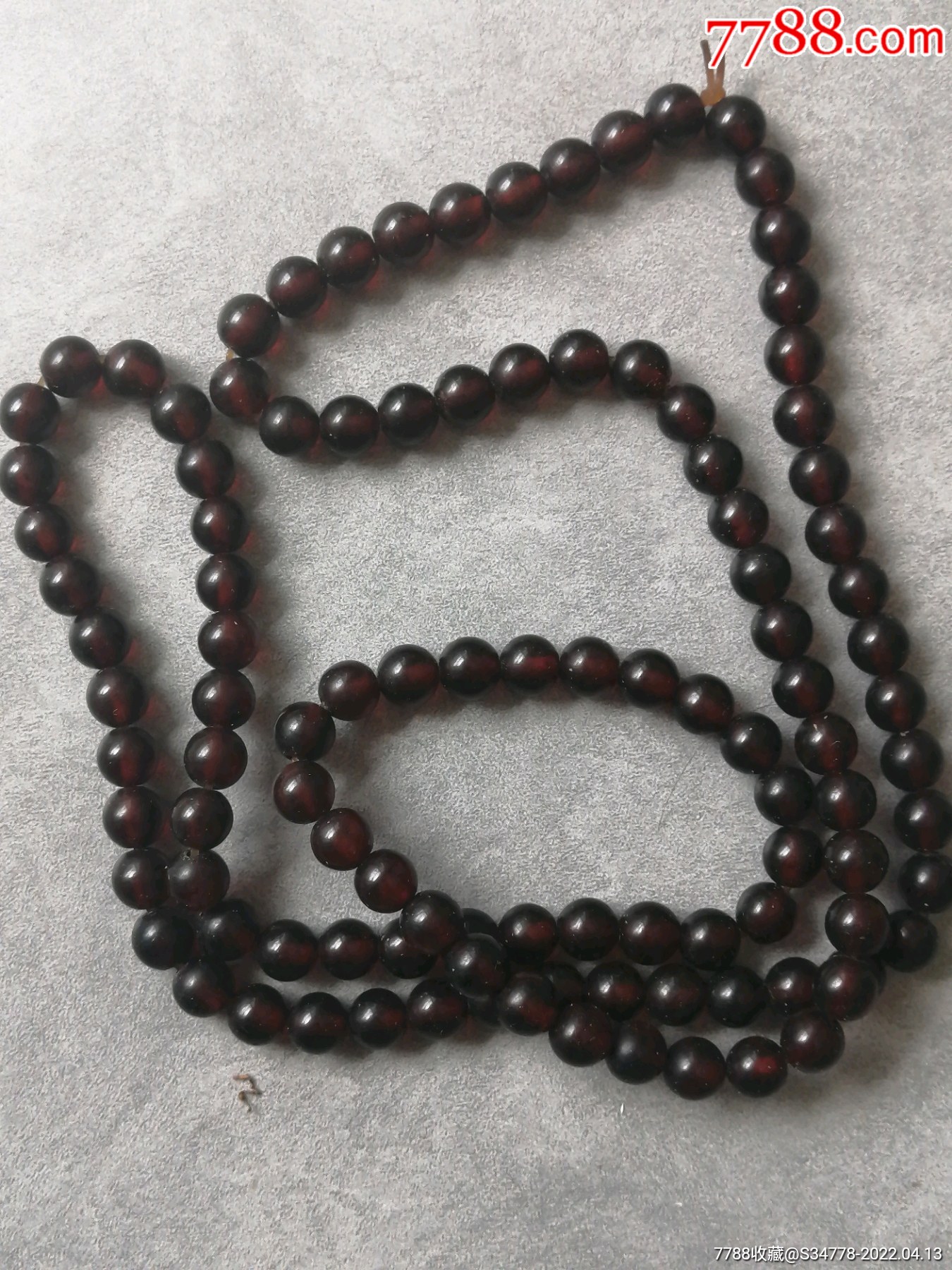 老抚顺琥珀06珠