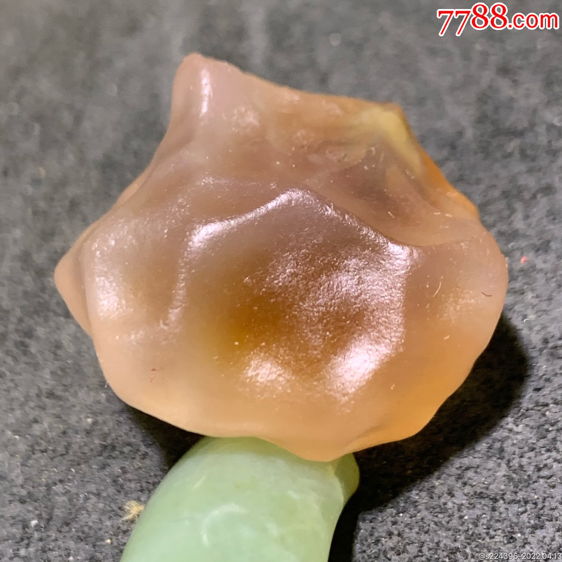 放福利精美天然糖心俏色阿拉善玛瑙原石一颗