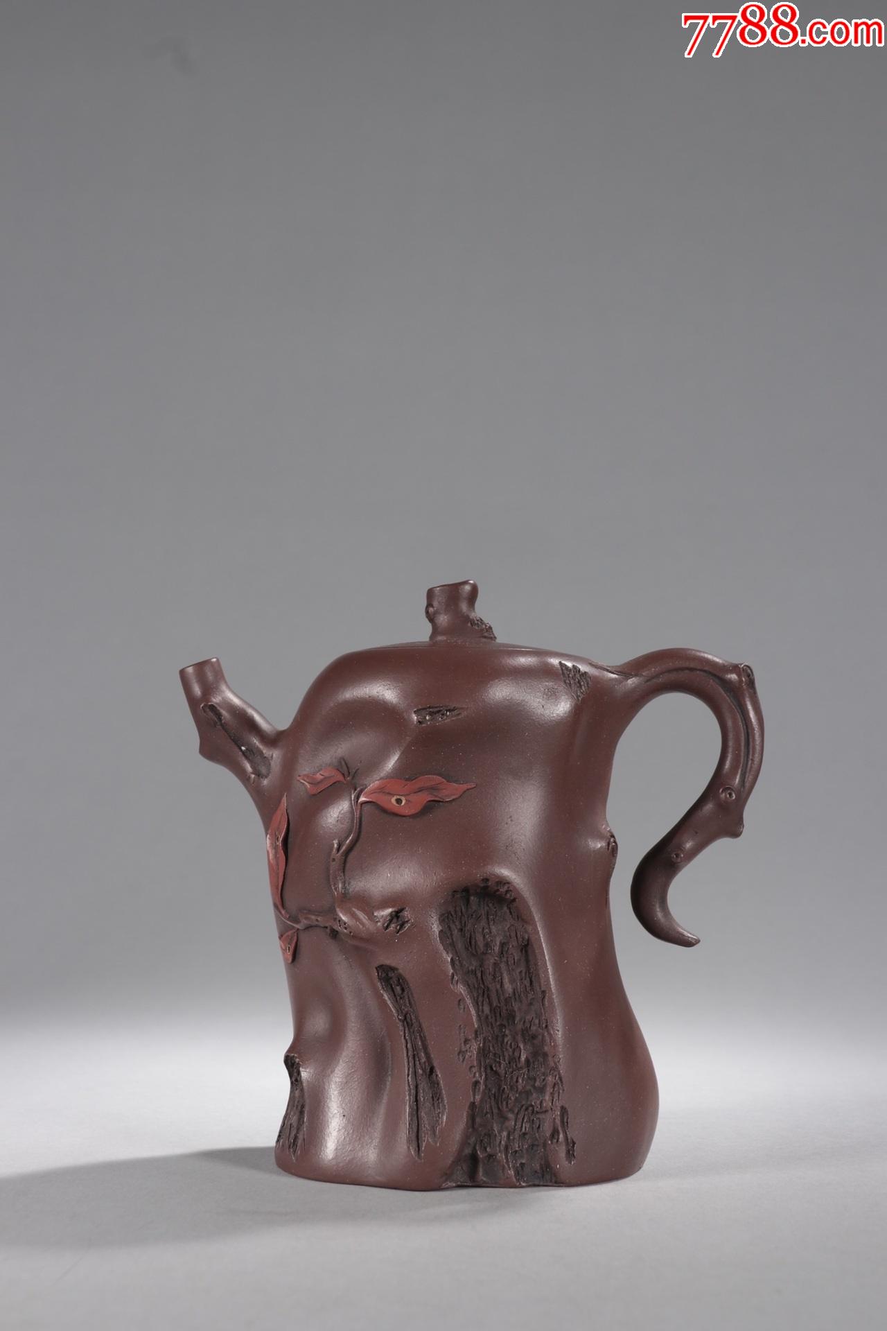 紫泥树桩壶