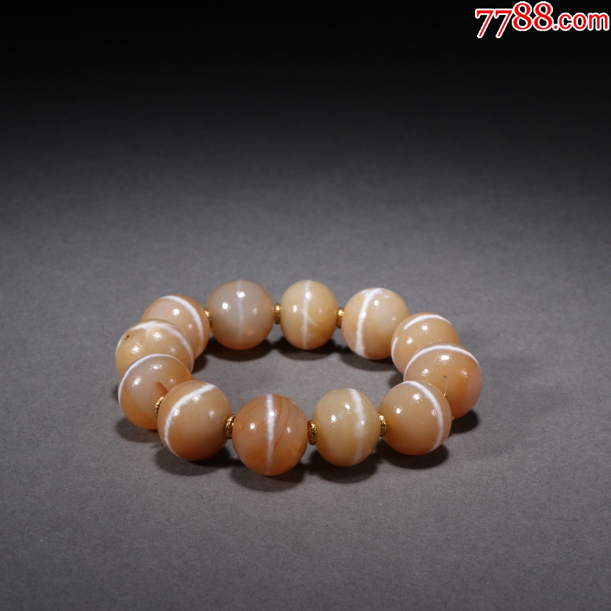 玛瑙一线珠手串