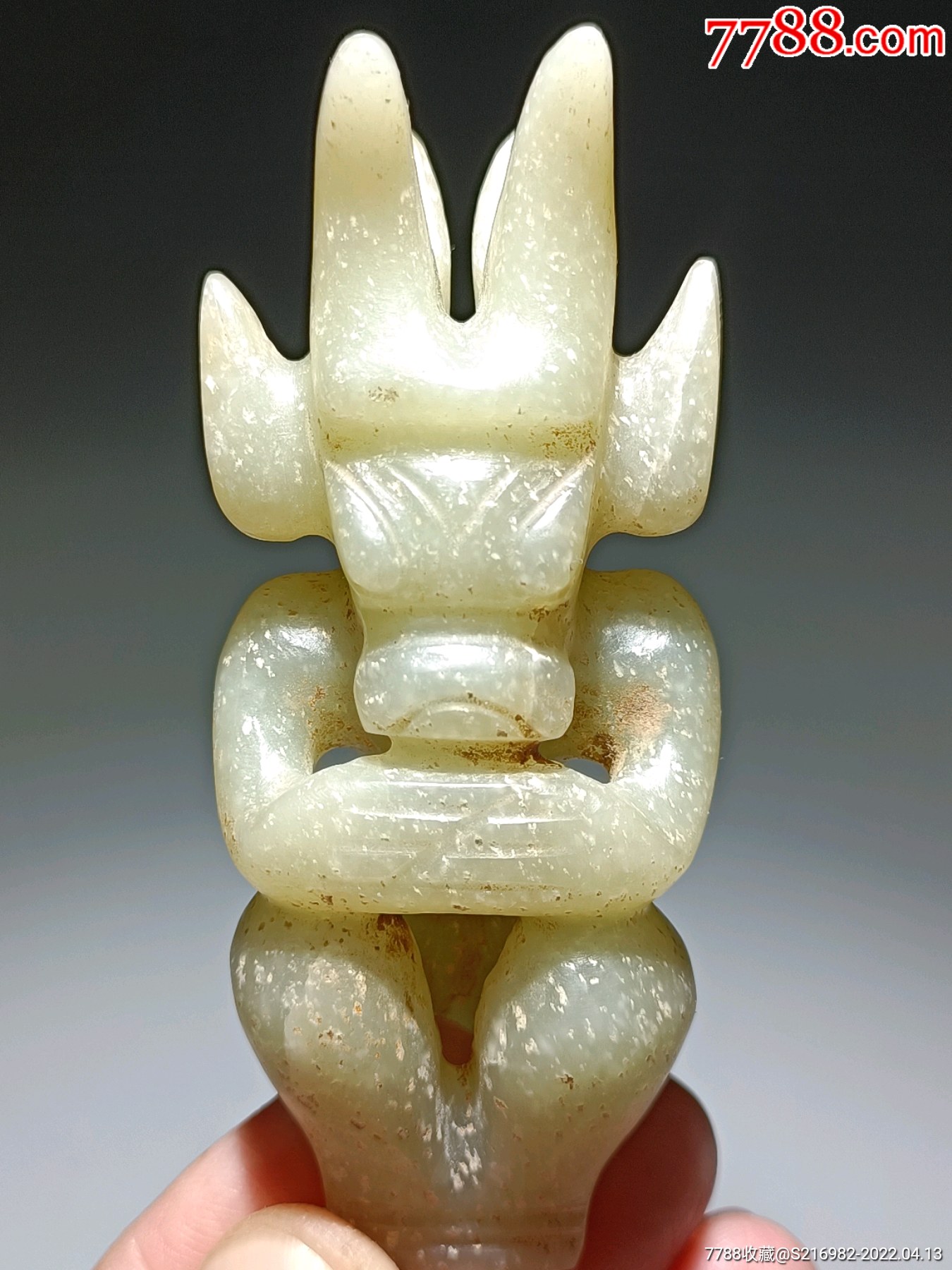 高古玉黄玉太阳神