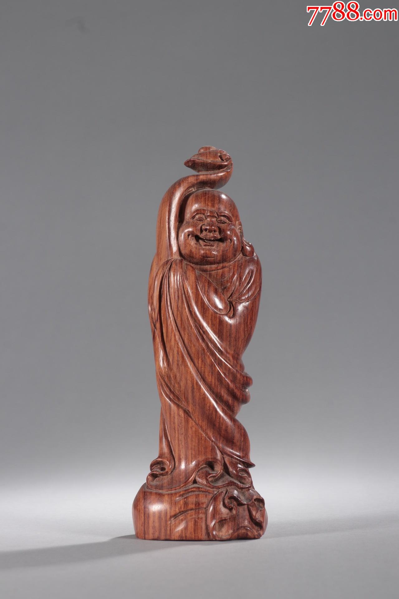 黄花梨笑佛摆件