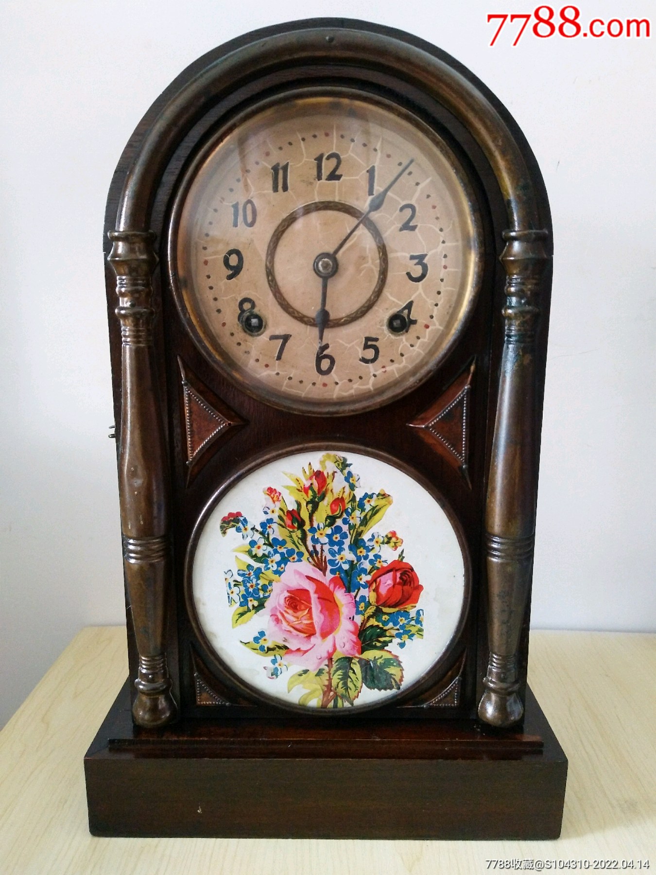 民国永康老座钟-价格:180元-se86521777-座钟/落地钟-零售-7788奇石收
