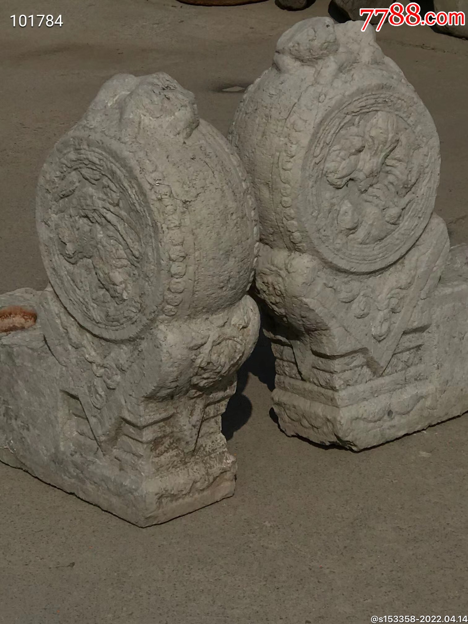 明代抱鼓石墩,_石鼓/石墩_鉴别图片_收藏价格_7788陶器收藏