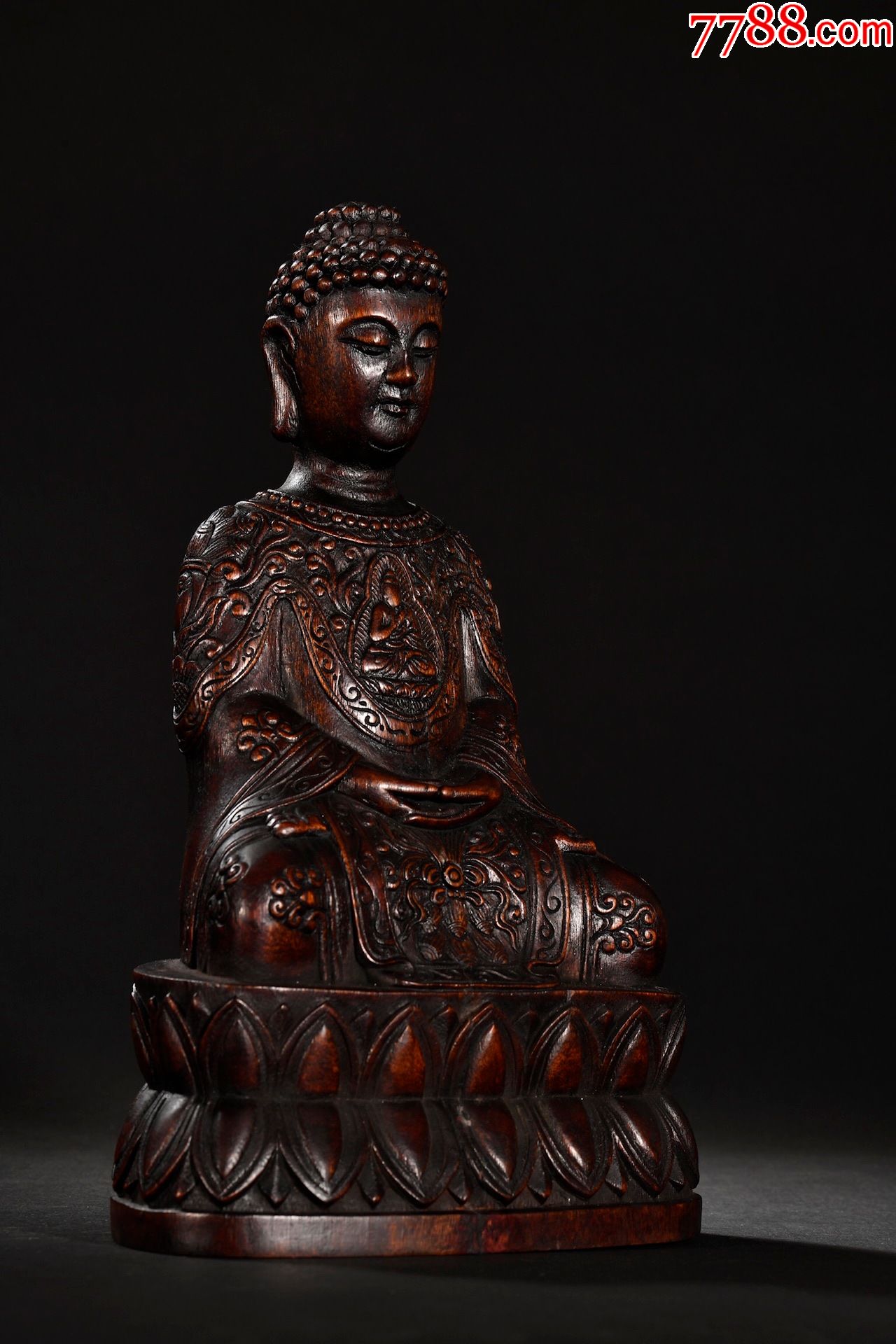 老沉香佛造像_木雕摆件_第7张_7788琉璃收藏
