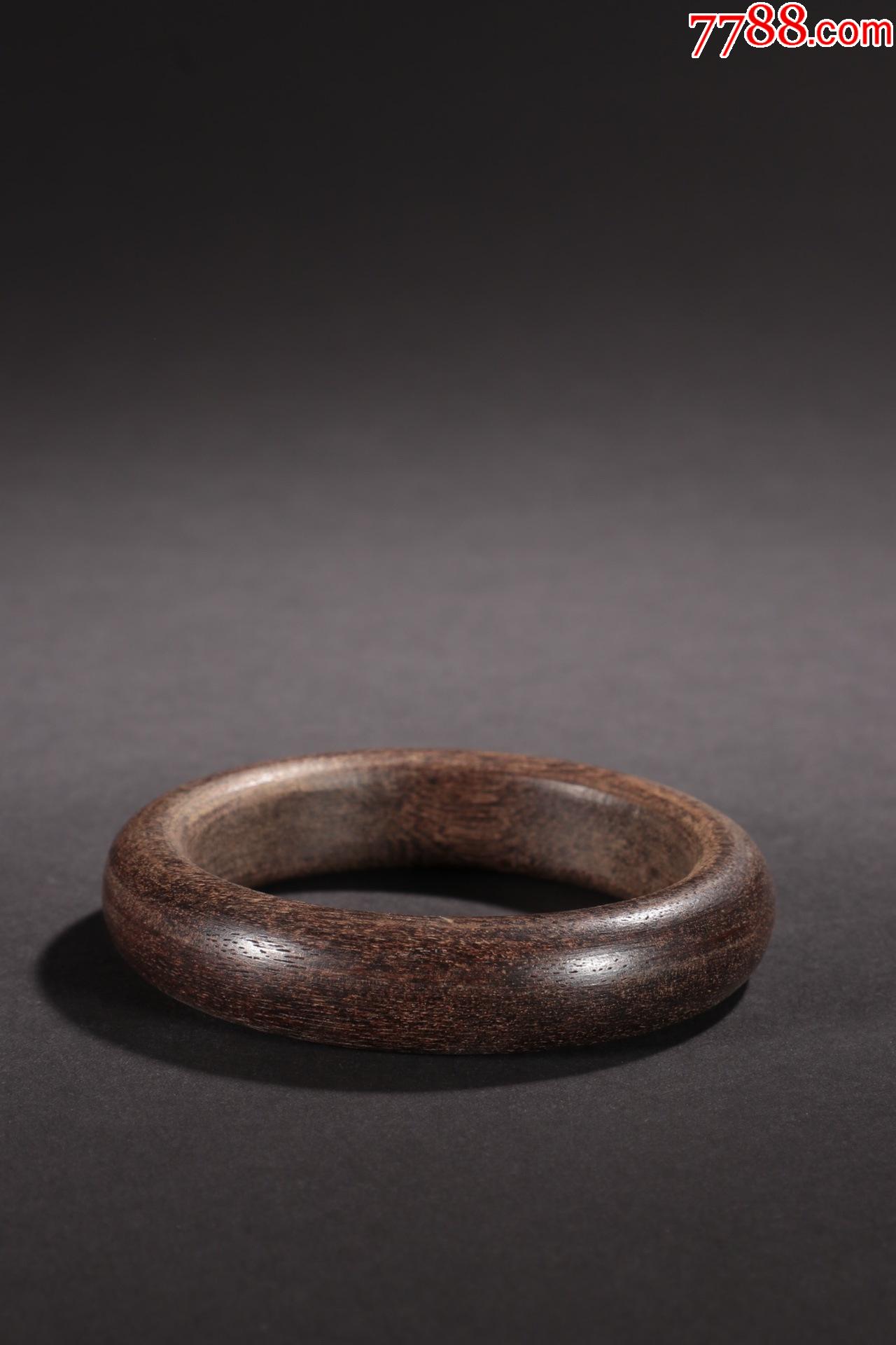 纯正老沉香素面手镯