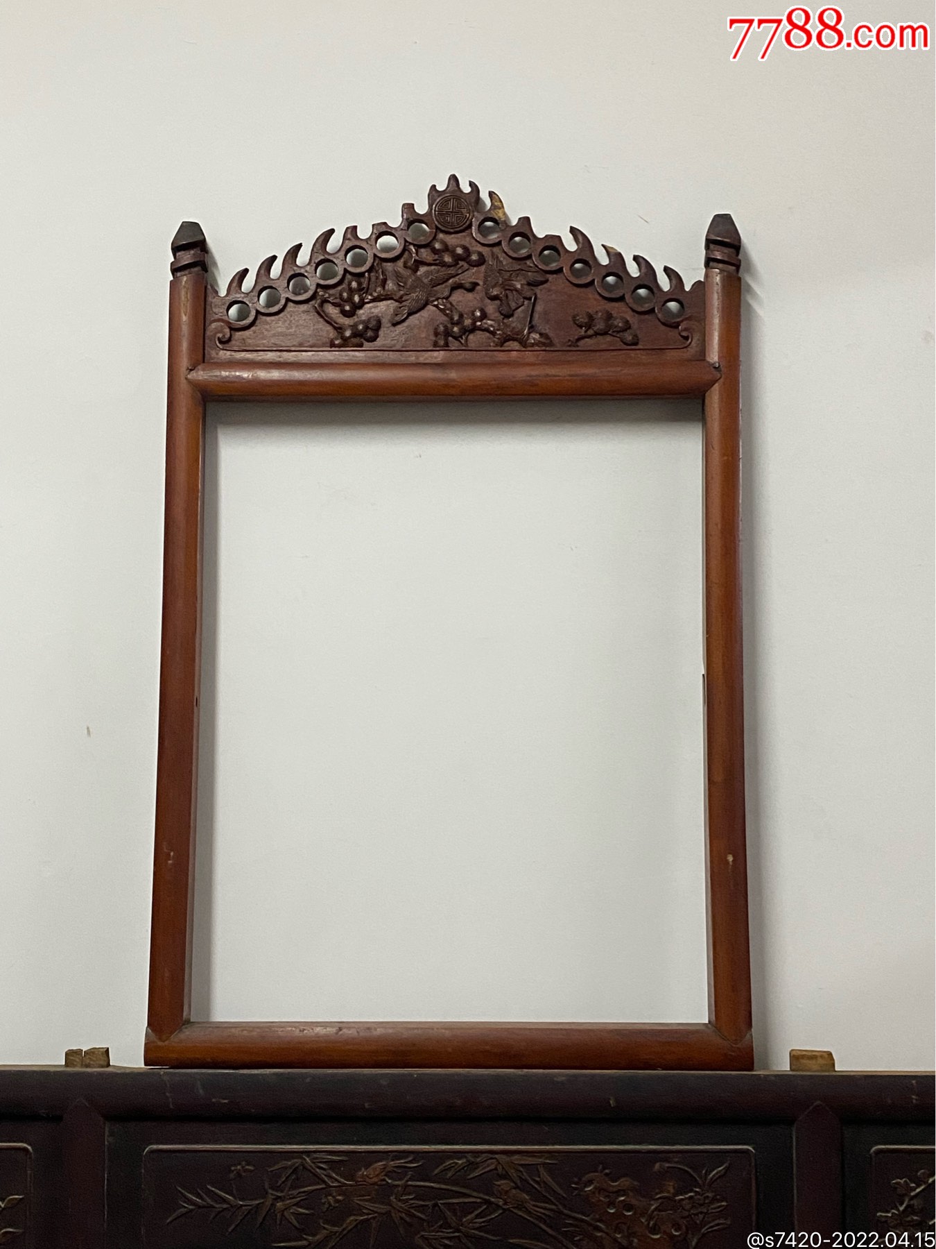 特价精美东阳木雕松鹤延年画框