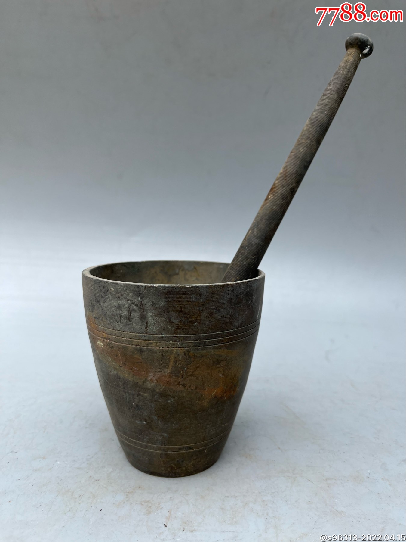 一套铜药缸药捣-价格:600元-se86548847-铜杂件-零售-7788收藏__收藏