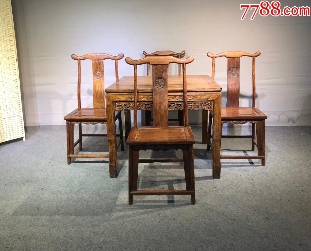 黄花梨八仙桌五件套_价格20000元_第1张_7788商城__七七八八商品交易