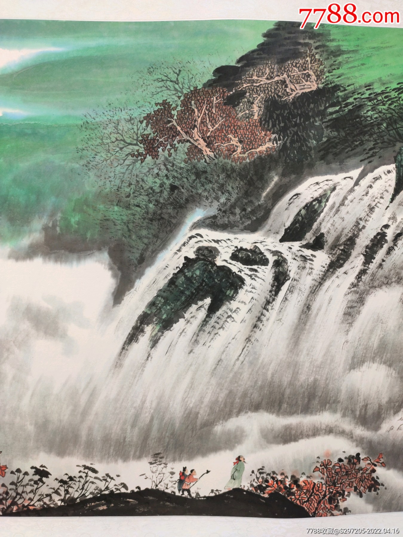 郑百重是当代青绿山水画代表人物现任福建省画院名誉院长67178