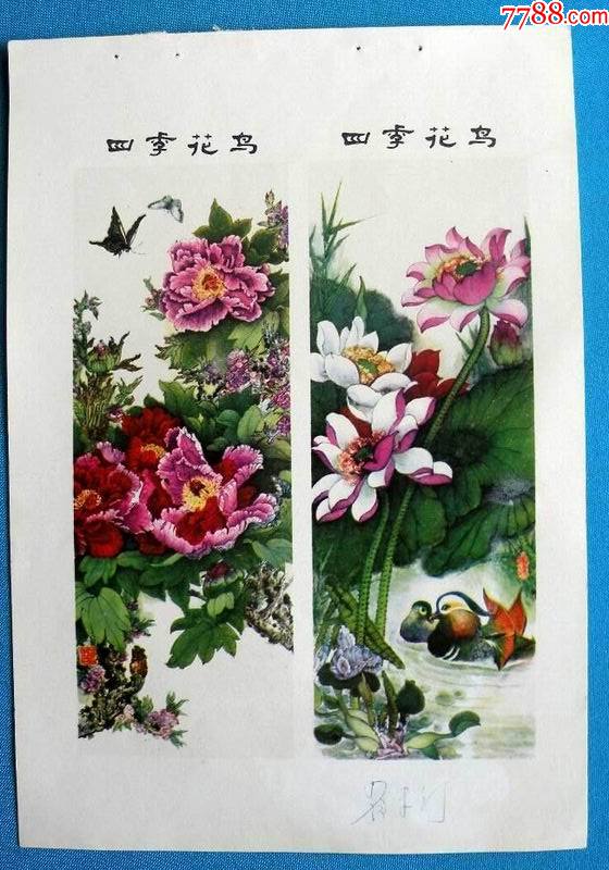 四季花鸟