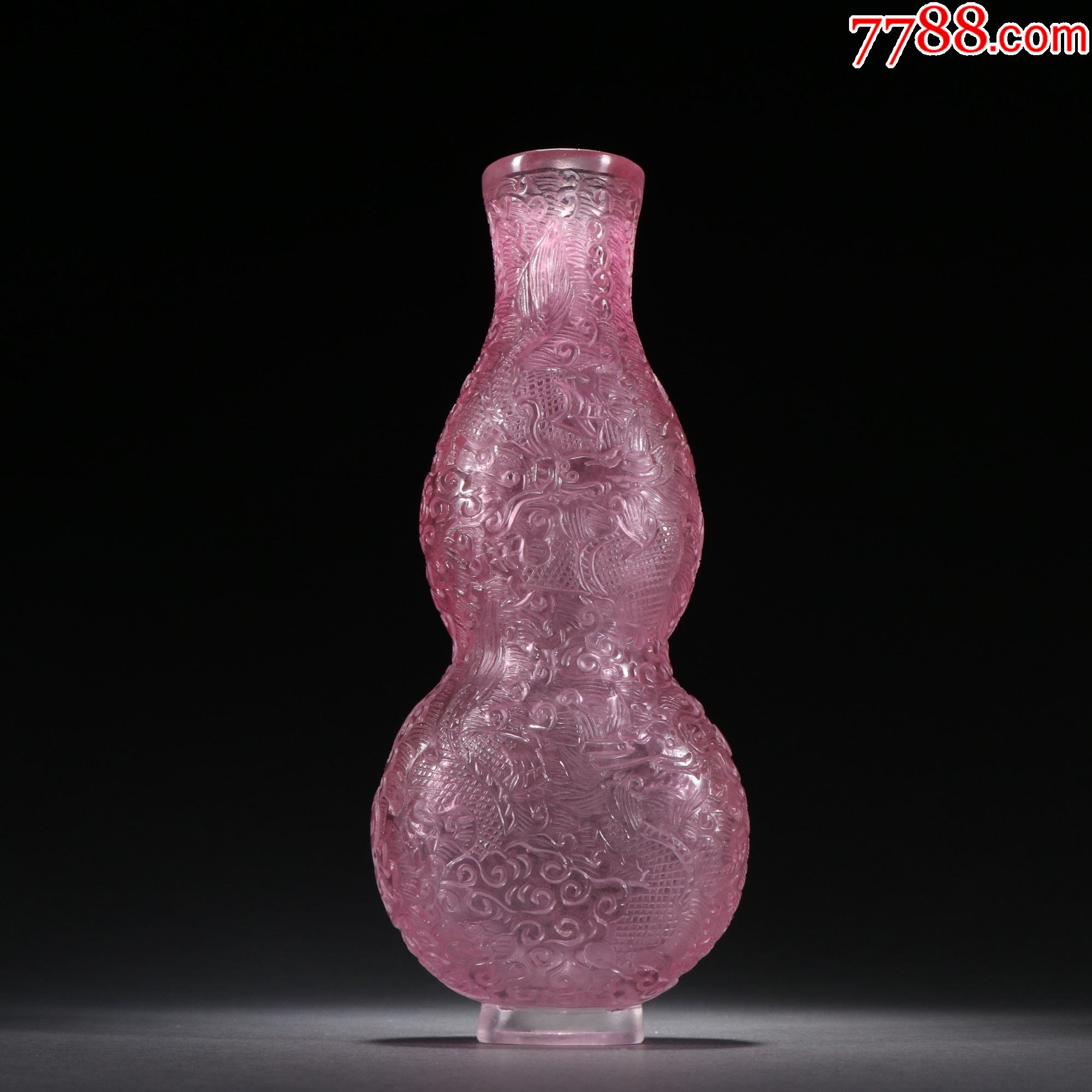 琉璃祥龙戏珠葫芦瓶_价格1800元_第1张_7788收藏__收藏热线