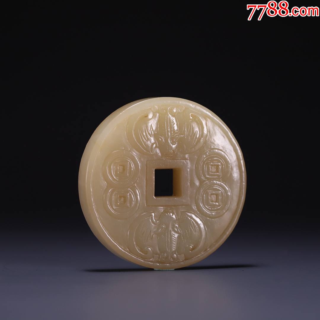 和田玉一品当朝玉佩