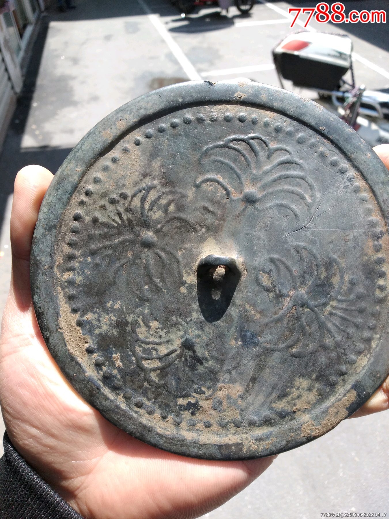 辽金花卉镜-价格:950元-se86575990-铜镜-零售-7788收藏__收藏热线