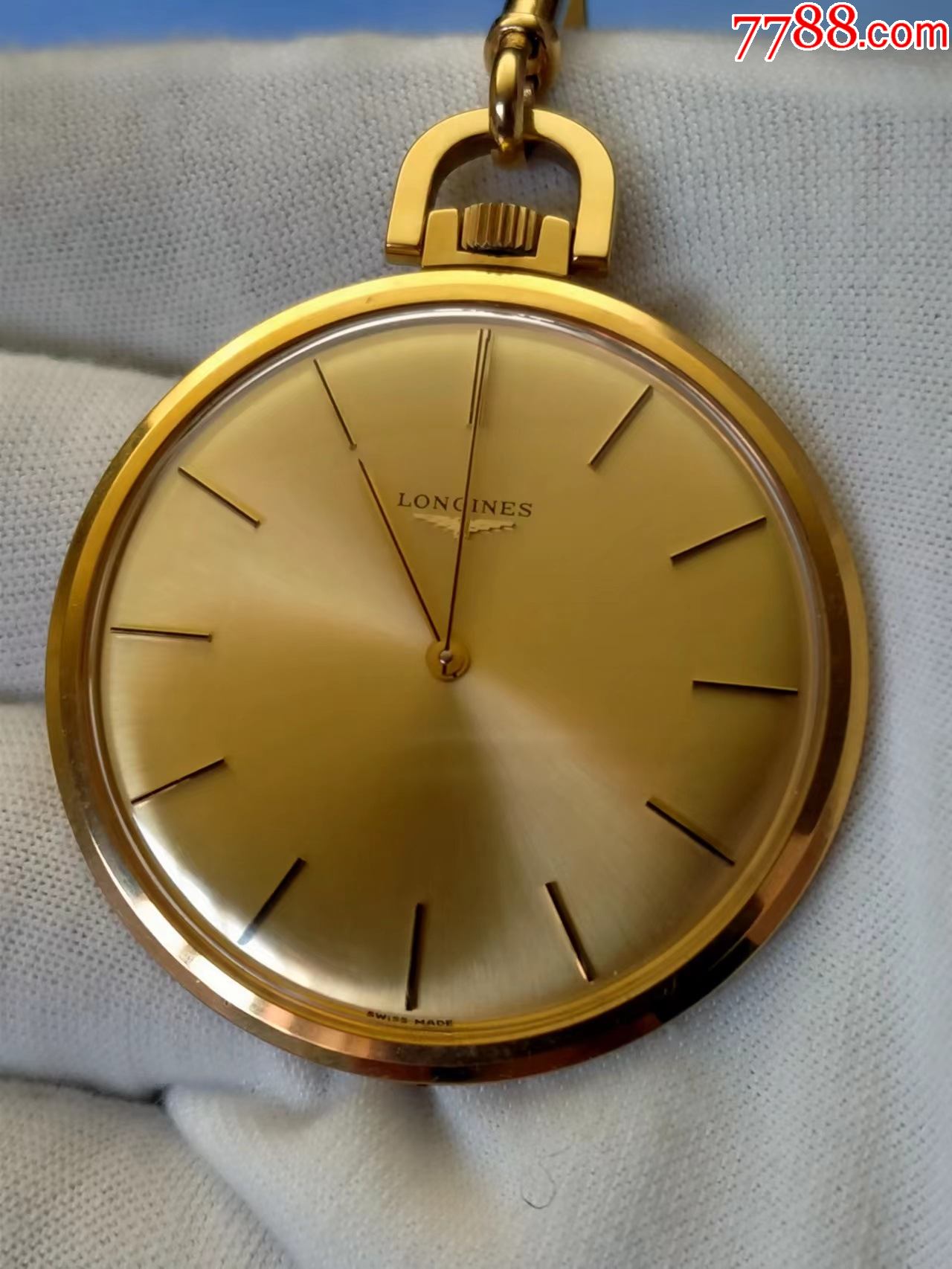 美品全原装库存级品相浪琴847包金怀表