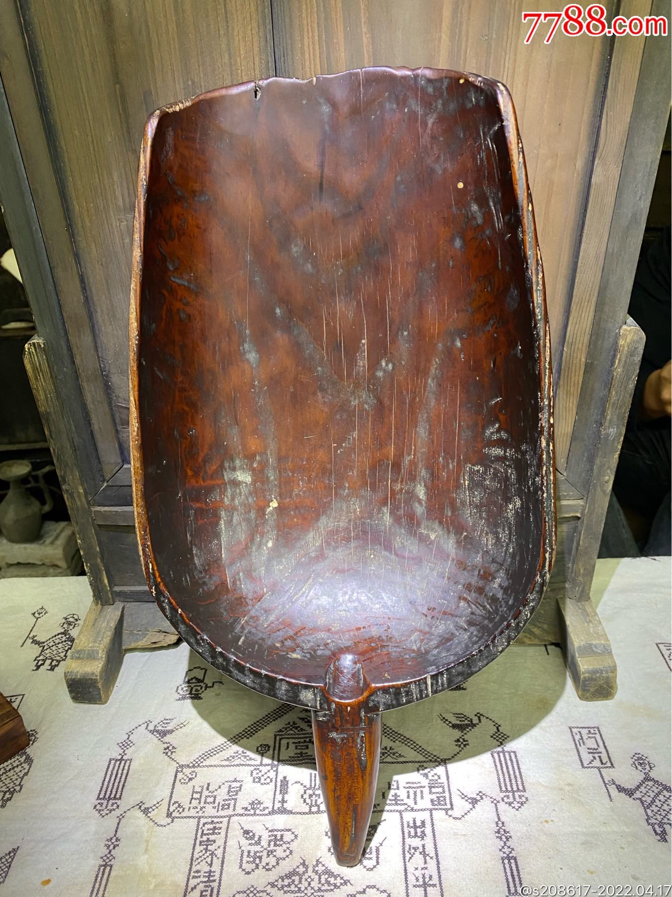 清朝木戳斗(木制品)包浆一流_其他木制用品_种类图片_收藏价格_7788