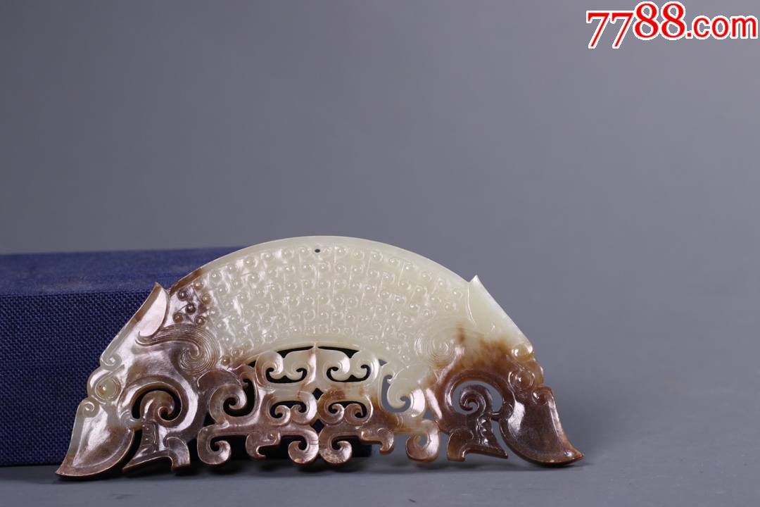 和田玉谷纹玉璜_价格6500元_第1张_7788收藏__收藏热线