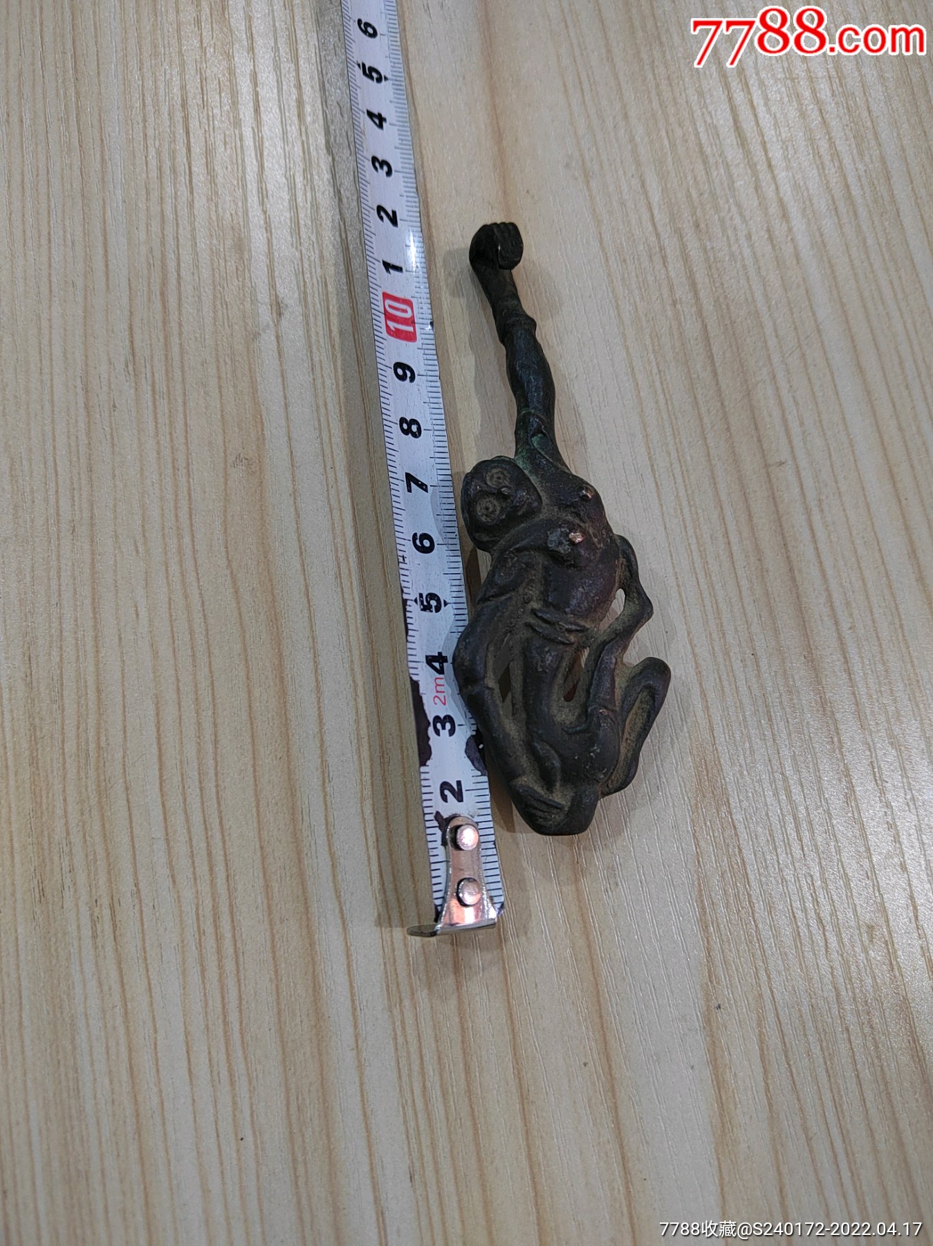 民国铜制猴_价格360元【旧货也艺术】_第1张_7788收藏__收藏热线