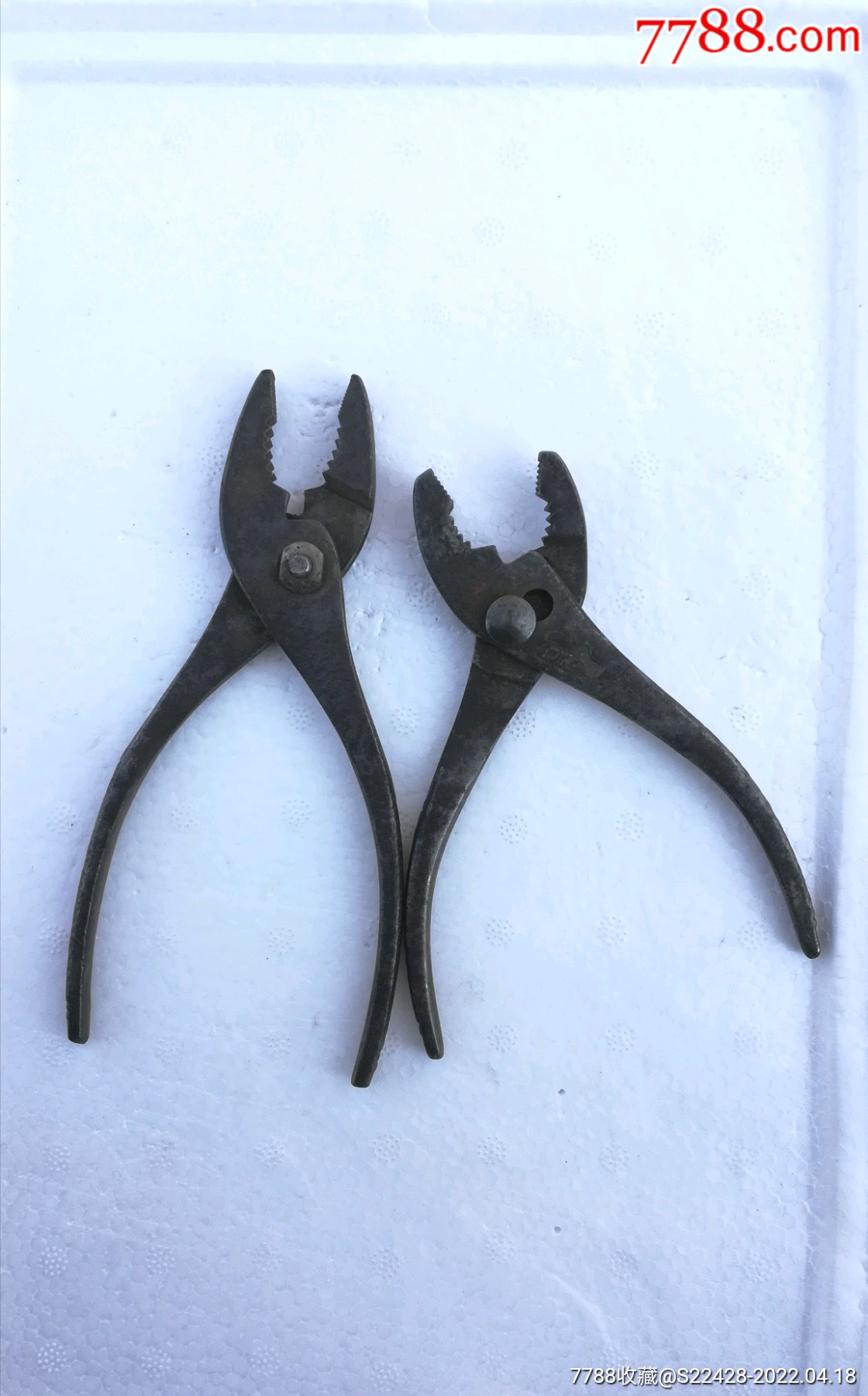老鳄鱼口钳子一对
