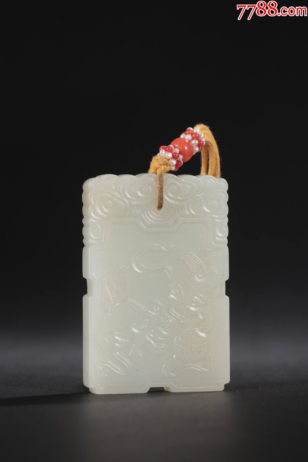 和田玉吉祥如意佩牌