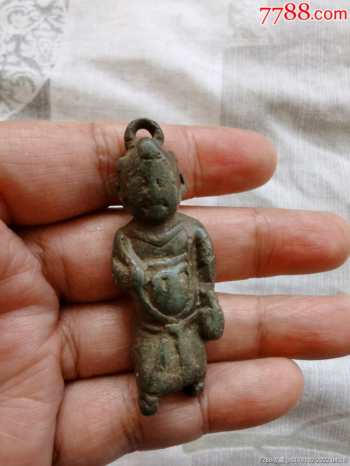 辽金铜人-价格:2200元-se86597287-铜杂件-零售-7788期刊网