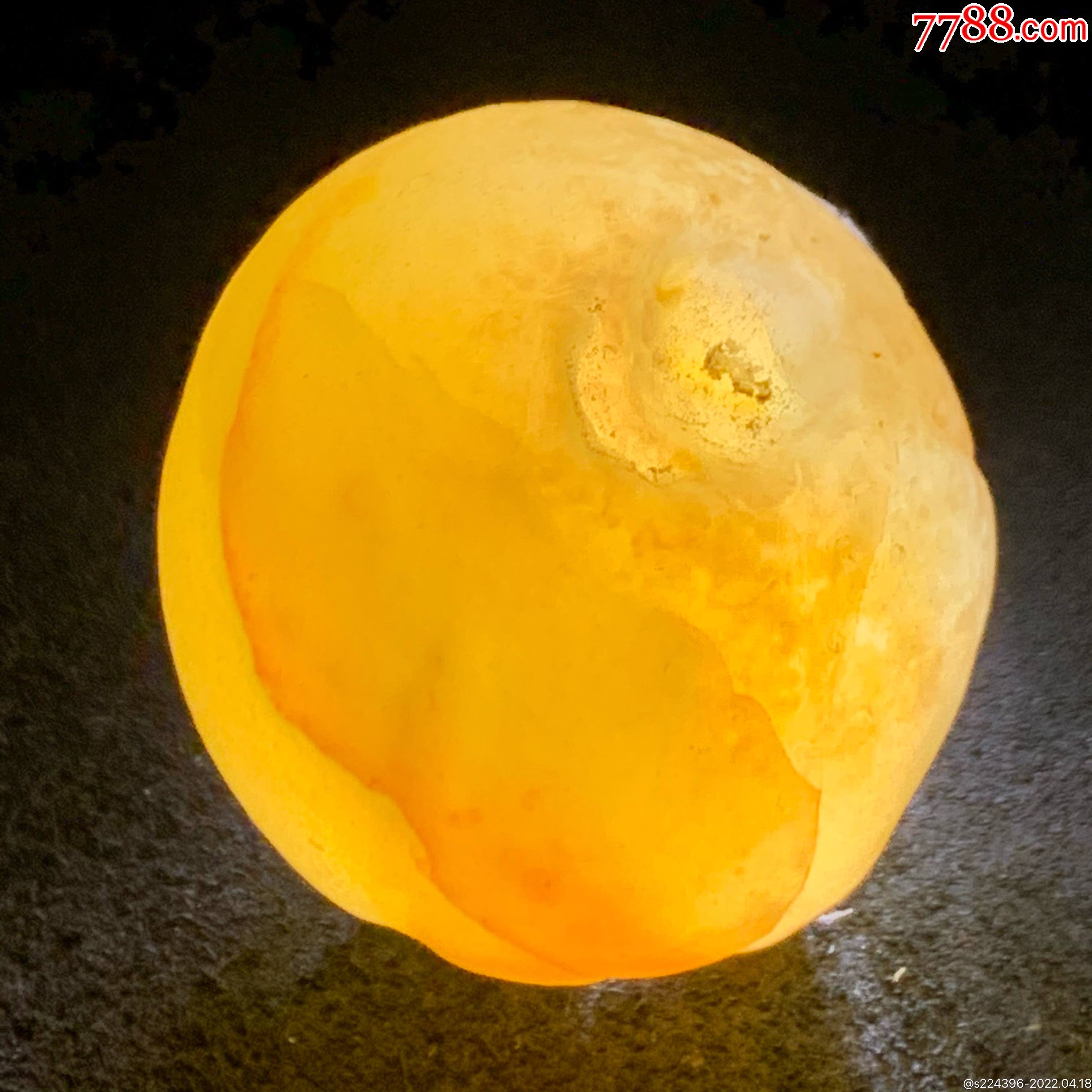 精美天然阿拉善高玉化玛瑙原石一颗