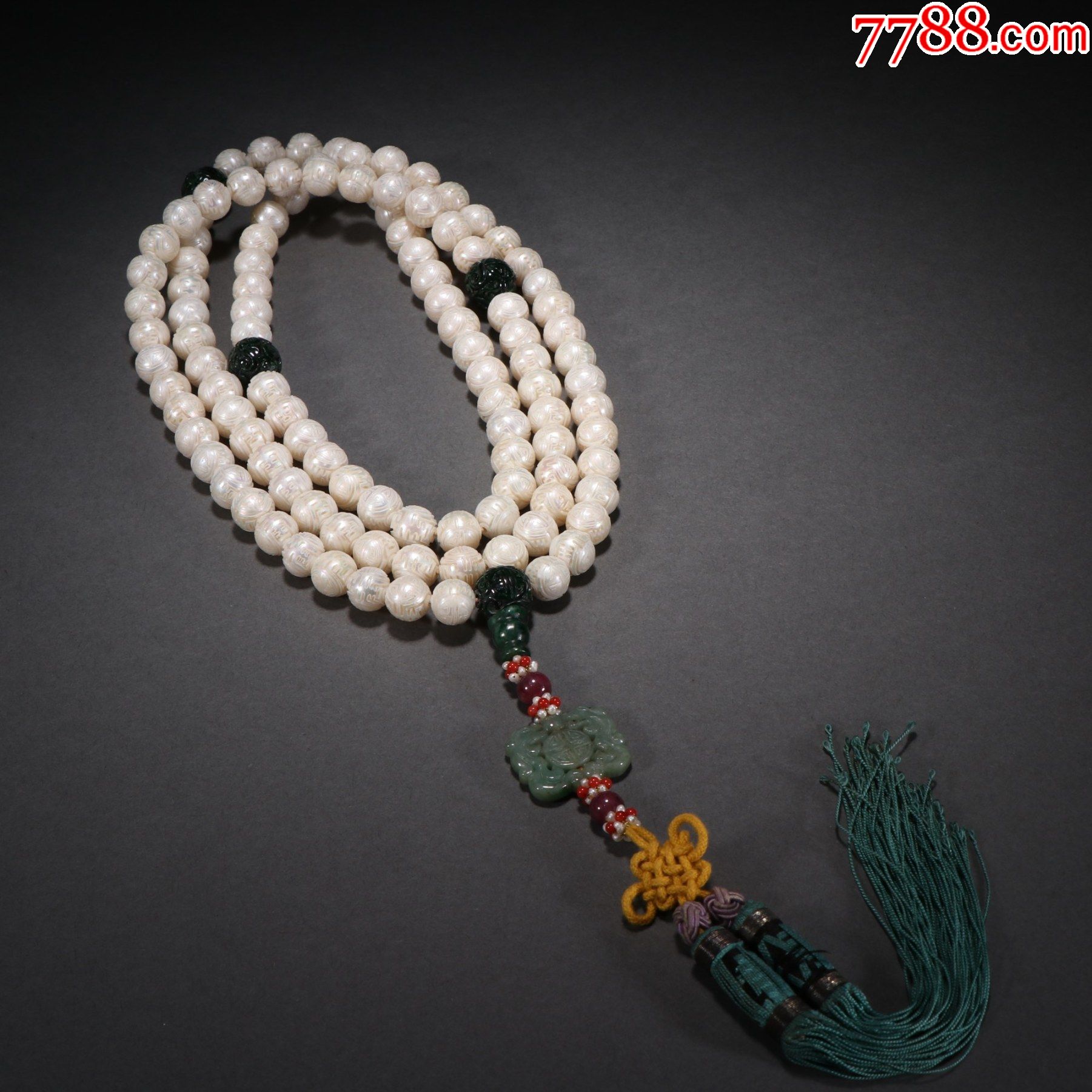 珍珠团寿纹108佛珠