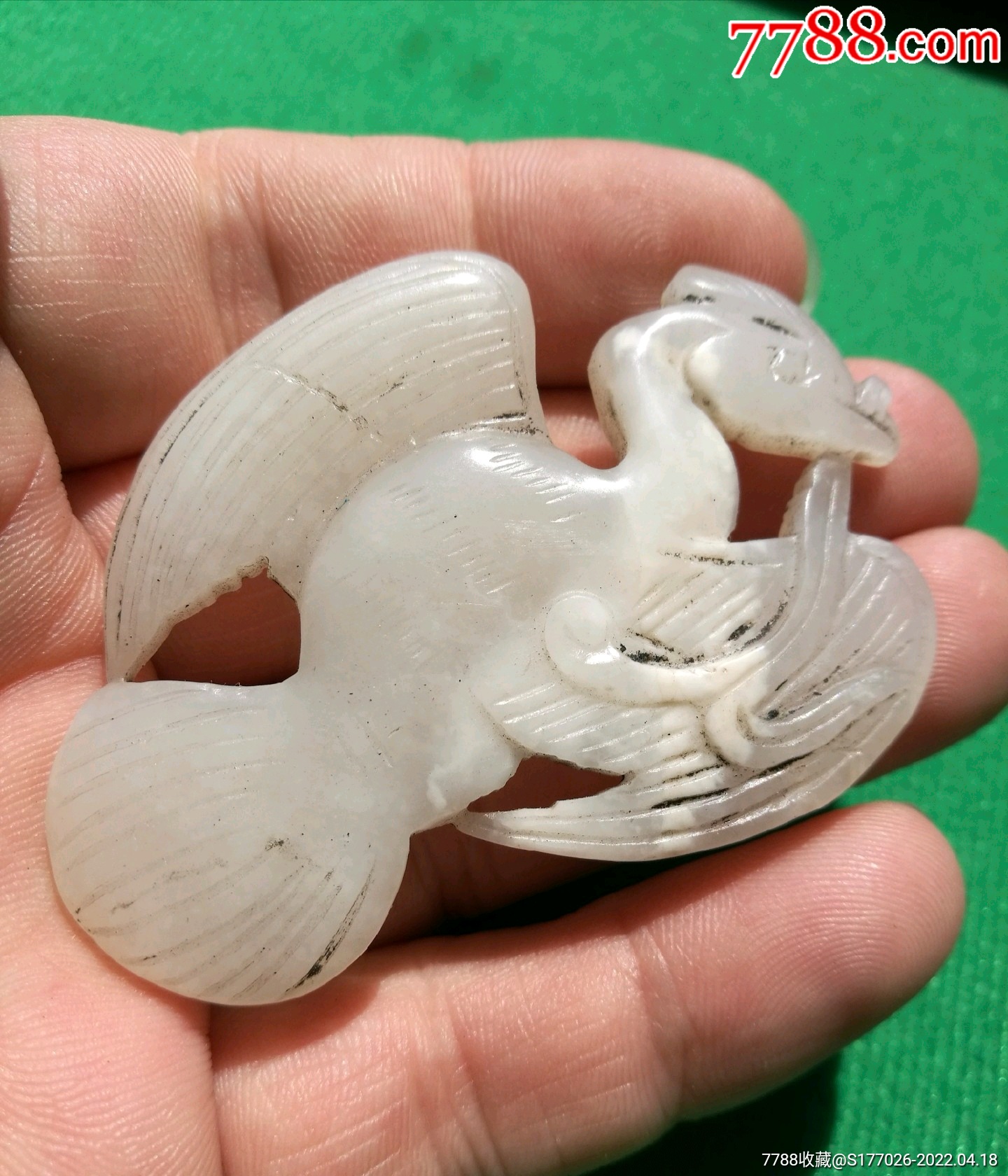 战汉和田玉玉鸟