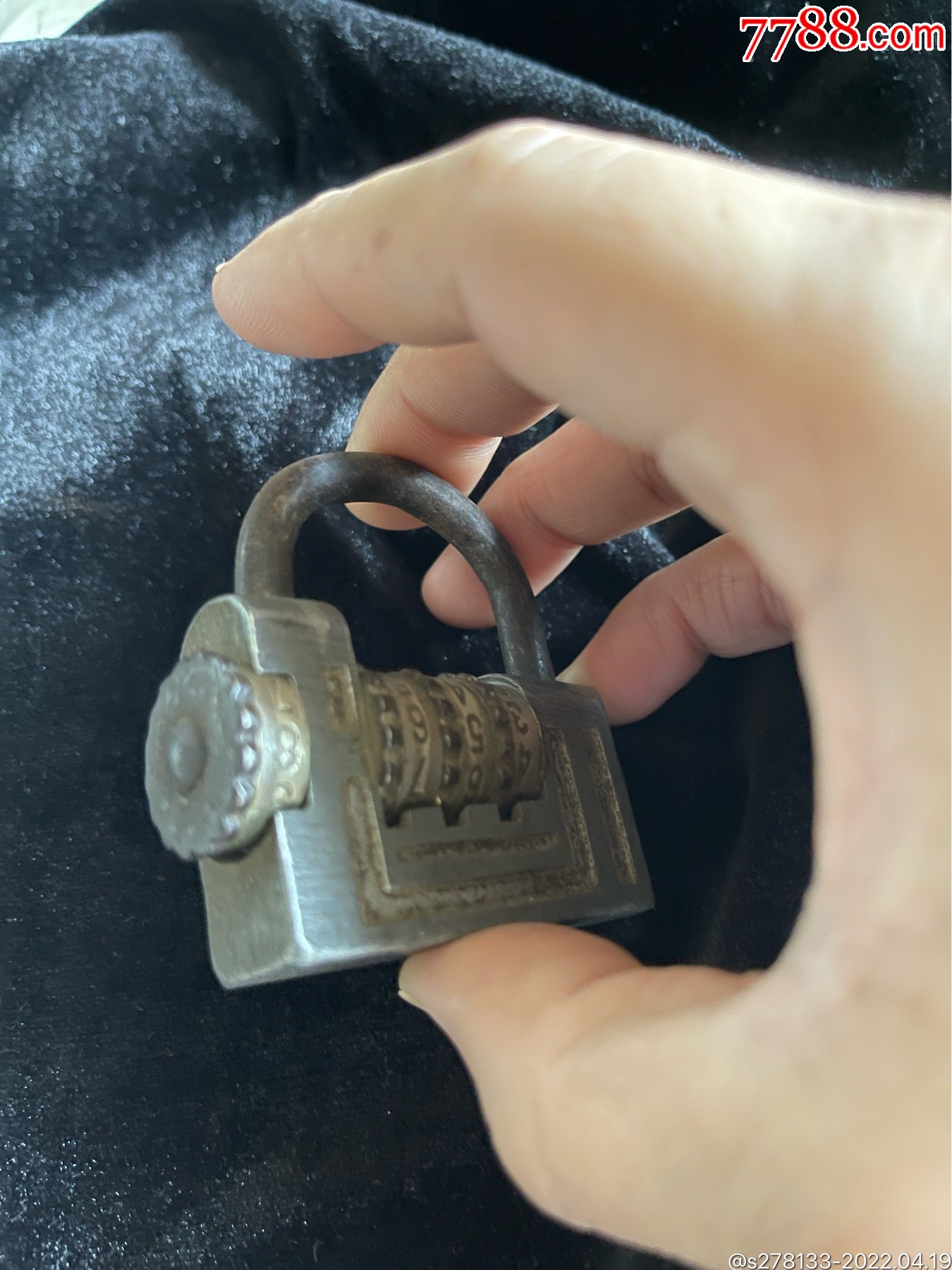 老的铜密码锁民国或解放初期