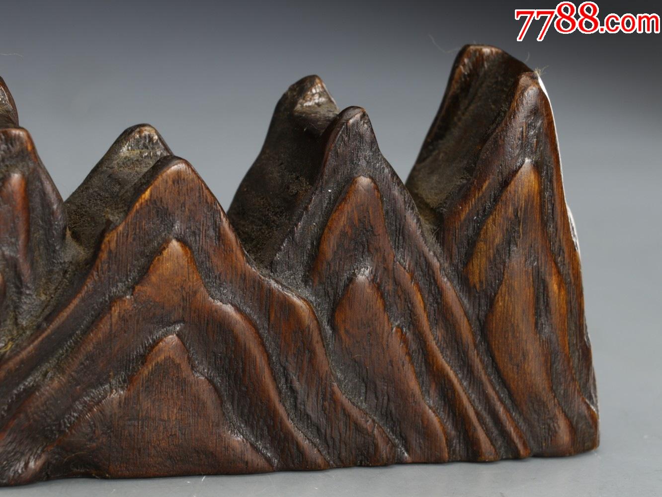 沉香木山子摆件._木雕摆件_第3张_7788工艺画