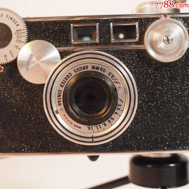 1948西洋古董古玩相机阿格斯argus闪光灯胶卷旁轴机械砖头胶片机
