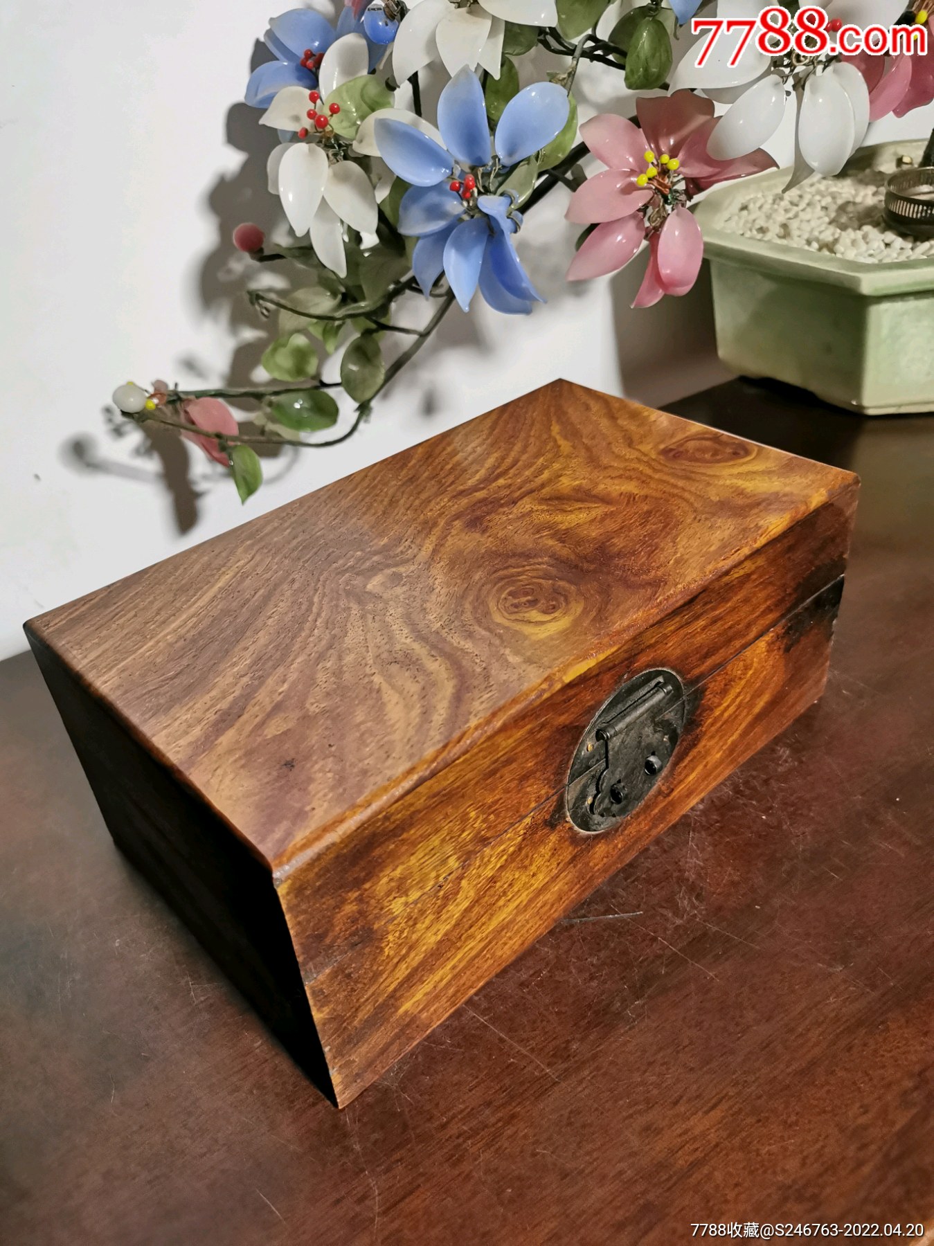民国黄花梨木盒
